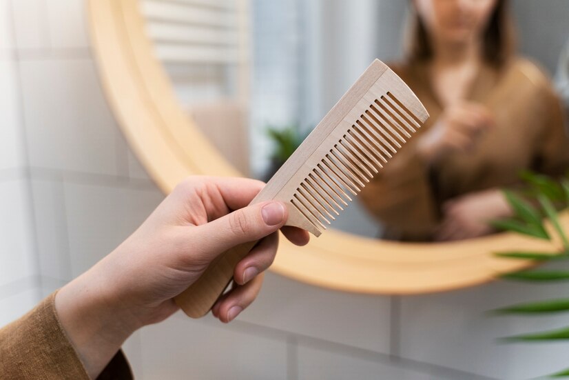 Wooden Comb for Hair Growth