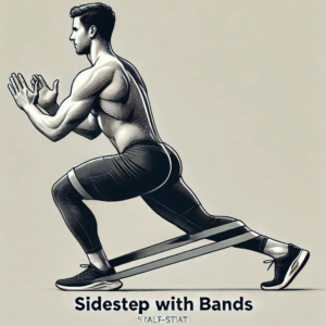 Sidestep Exercise with Bands