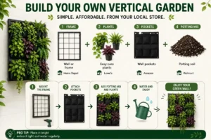 Create a vertical garden all by yourself