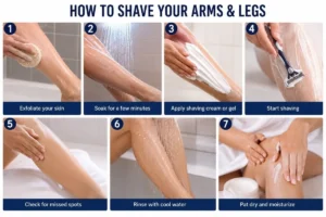 How to Shave Arms and Legs for the First Time