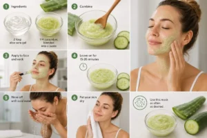 Aloe Vera and Cucumber Mask