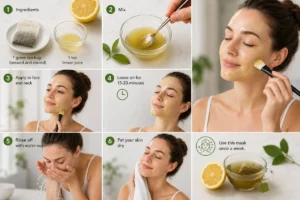 Green Tea and Lemon Mask