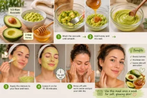 Honey and Avocado Mask