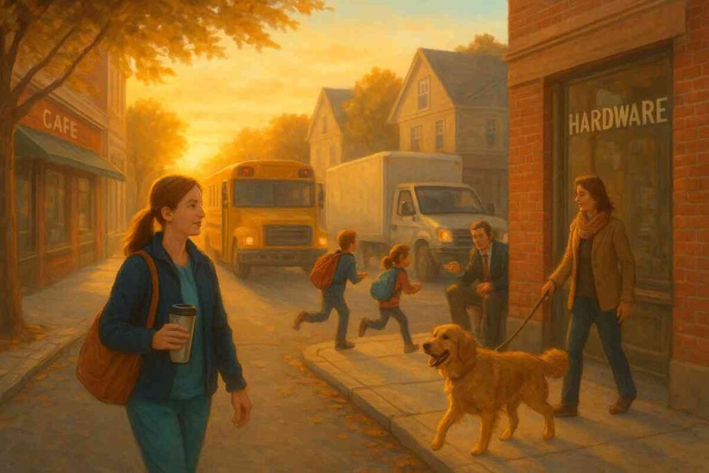 The-Morning-Rush-on-Willow-Street