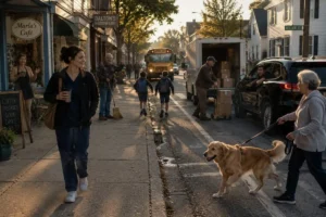 The Morning Rush on Willow Street