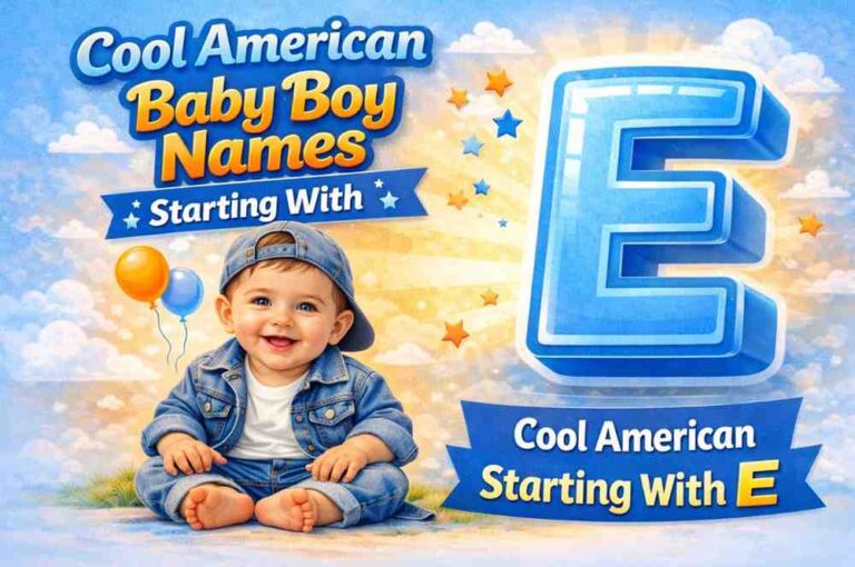 85+ Cool American Baby Boy Names Starting With E