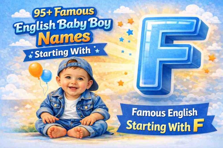 95+ Famous English Baby Boy Names Starting With F