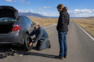 A Flat Tire in the Middle of Montana