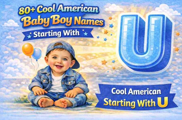100+ Cool American Baby Boy Names Starting With U
