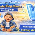 100+ Famous English Baby Boy Names Starting With V