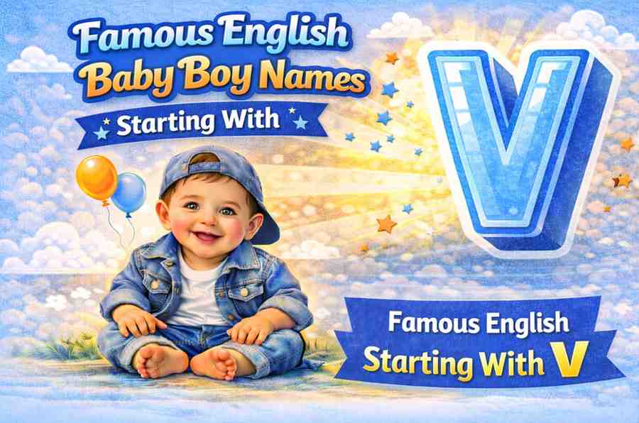 100+ Famous English Baby Boy Names Starting With V