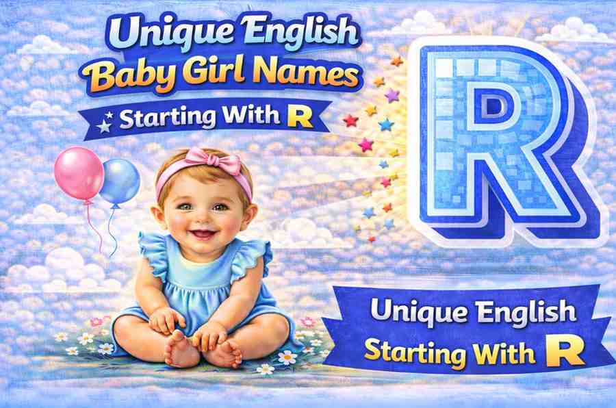 135+ Unique English Baby Girl Names Starting With R