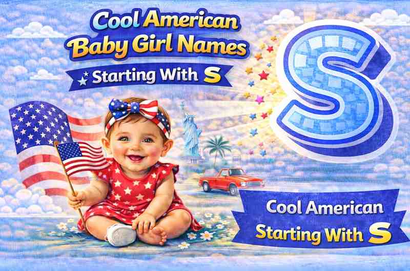 160+ Cool American Baby Girl Names Starting With S