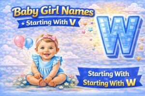 140+ Unique American Baby Girl Names Starting With W