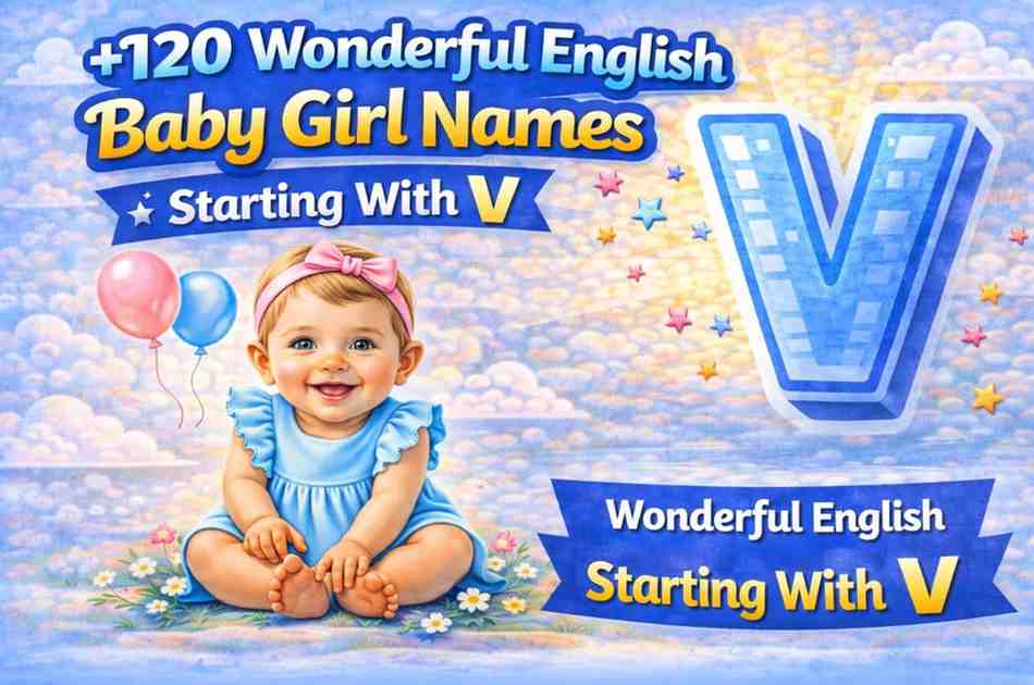 English Baby Girl Names Starting With V