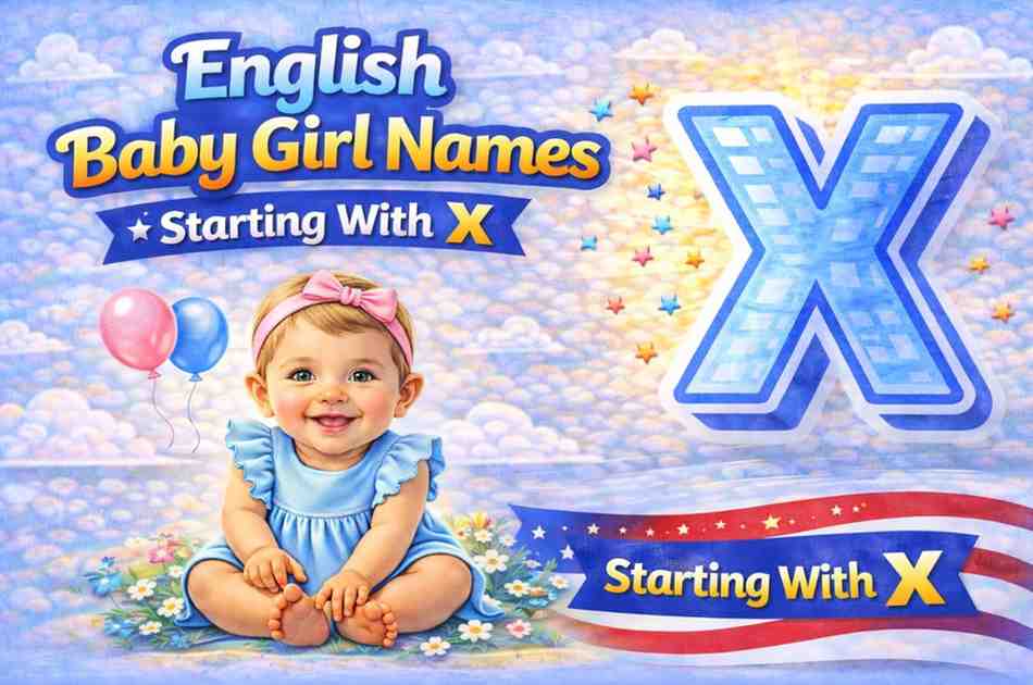 English Baby Girl Names Starting With X