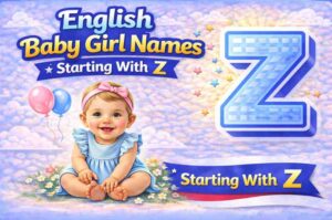 110+ Famous & Beautiful English Baby Girl Names Starting With Z