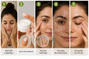 How to Apply Eye Cream for Wrinkles
