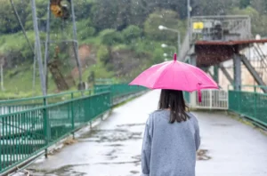 Rainstorm Over Portland's East Side