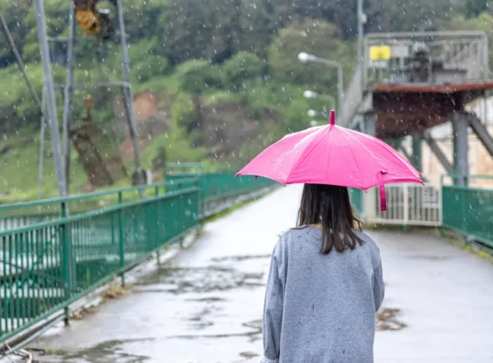 Rainstorm Over Portland's East Side