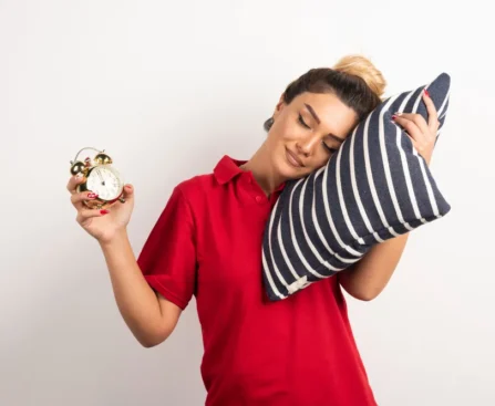 Sleep cycle chart showing 4 stages of sleep and sleep waves stages