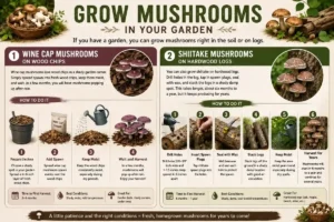 How to Grow Mushroom in Grow a Garden Outdoors