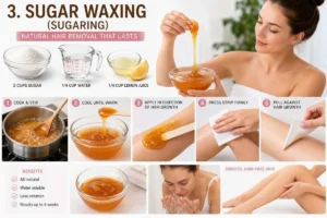 3. Sugar Waxing (Sugaring)