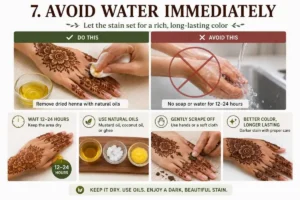 7. Avoid Water Immediately