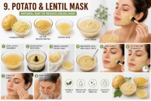 9. Potato and Lentil Mask
