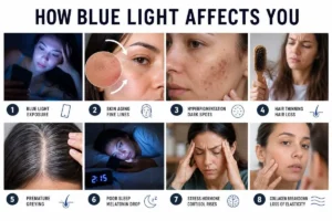 Blue Light: The Invisible Aggressor