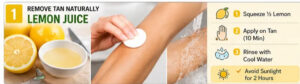 How to Remove Sun Tan Naturally