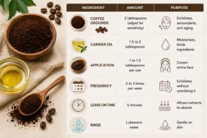 Quick Reference: Coffee Scrub at a Glance