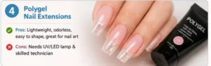 4. Polygel Nail Extensions