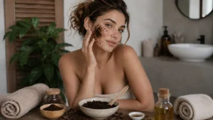 2 Ingredients to Make the Best Coffee Scrub for Your Face