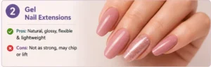 2. Gel Nail Extensions