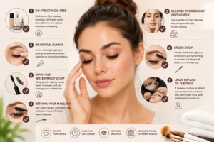 The Golden Rules of Post-Extension Makeup