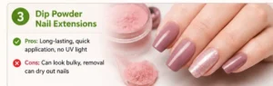 3. Dip Powder Nail Extensions