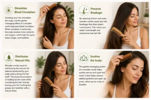 How Wooden Combs Boost Hair Growth