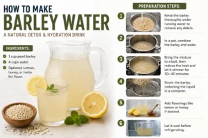 How to Prepare Barley Water for Skin Benefits