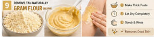 How to Remove Sun Tan Naturally