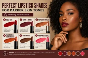 Perfect Lipstick Shades for Darker Skin Tones