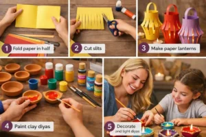 Make Your Own Lanterns and Diyas