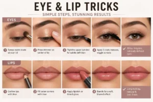 Step 4: Beginner-Friendly Eye and Lip Tricks