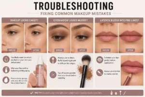 Troubleshooting: Fixing Common Makeup Mistakes