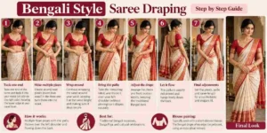 Bengali Style saree