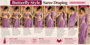 Butterfly Style saree