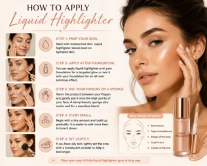 How to Apply Liquid Highlighter