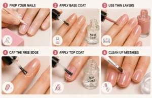 Application Tips for Flawless Nude Nails
