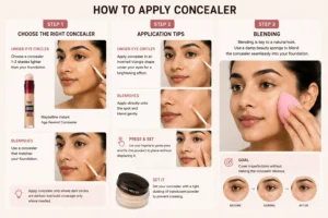 Flawless Makeup with Foundations and Concealers