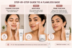 Flawless Makeup with Foundations and Concealers